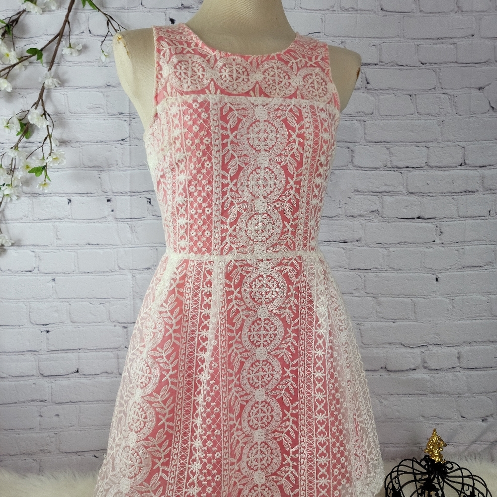 ANTHRO* EASLEY LACE MINI DRESS sz Small